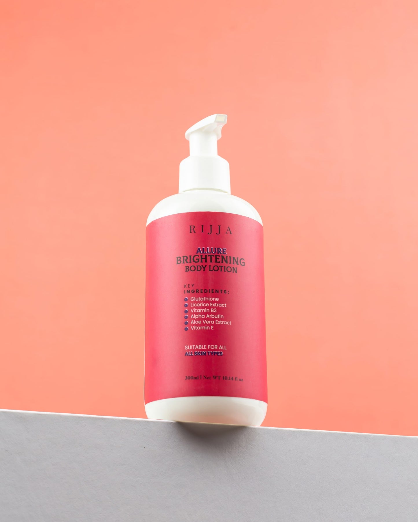 Allure Skin brightening body lotion
